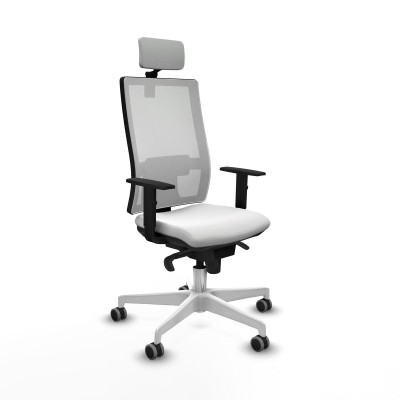 Chaise de Bureau Piqueras y Crespo 1D026G2 Blanc