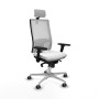Chaise de Bureau Piqueras y Crespo 3D086G2 Blanc