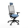 Chaise de Bureau Piqueras y Crespo 3D066G2 Bleu ciel