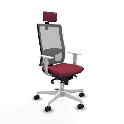 Chaise de Bureau Piqueras y Crespo 4B026N2 Bordeaux