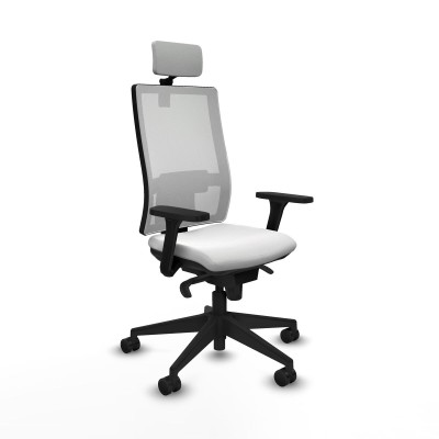Chaise de Bureau Piqueras y Crespo 3D066N2 Blanc