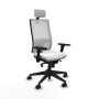 Chaise de Bureau Piqueras y Crespo 3D066N2 Blanc