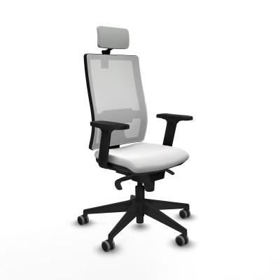 Chaise de Bureau Piqueras y Crespo 2D066G2 Blanc