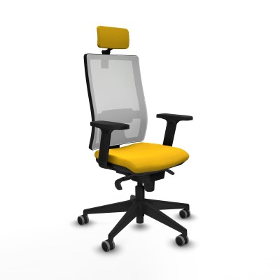 Chaise de Bureau Piqueras y Crespo 2D066G2 Jaune