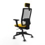 Chaise de Bureau Piqueras y Crespo 2D066G2 Jaune