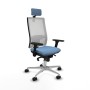 Chaise de Bureau Piqueras y Crespo 3D086N2 Bleu ciel