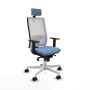 Chaise de Bureau Piqueras y Crespo 1D026N2 Bleu ciel