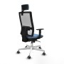Chaise de Bureau Piqueras y Crespo 1D026G2 Bleu ciel
