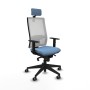 Chaise de Bureau Piqueras y Crespo 1D066G2 Bleu ciel