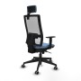 Chaise de Bureau Piqueras y Crespo 1D066G2 Bleu ciel