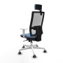 Chaise de Bureau Piqueras y Crespo 4B026G2 Bleu ciel