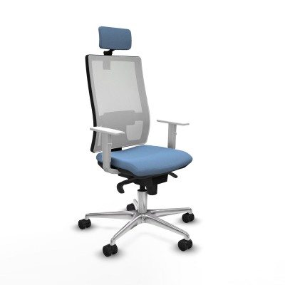 Chaise de Bureau Piqueras y Crespo 4B086N2 Bleu ciel