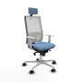 Chaise de Bureau Piqueras y Crespo 4B086N2 Bleu ciel
