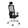 Chaise de Bureau Piqueras y Crespo 1D026G2 Blue marine