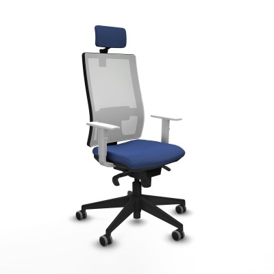 Chaise de Bureau Piqueras y Crespo 4B066G2 Blue marine
