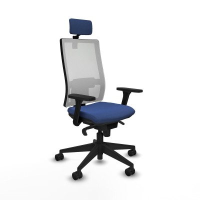 Chaise de Bureau Piqueras y Crespo 3D066N2 Blue marine