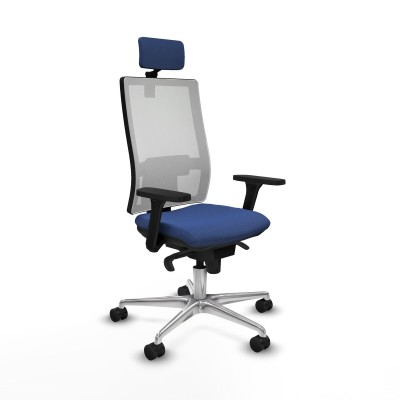 Chaise de Bureau Piqueras y Crespo 3D086N2 Blue marine