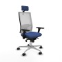 Chaise de Bureau Piqueras y Crespo 3D086N2 Blue marine