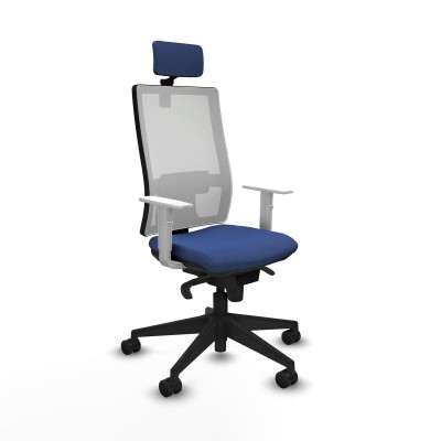 Chaise de Bureau Piqueras y Crespo 4B066N2 Blue marine