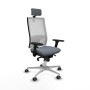 Chaise de Bureau Piqueras y Crespo 3D086G2 Gris
