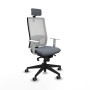 Chaise de Bureau Piqueras y Crespo 4B066G2 Gris