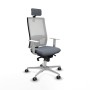 Chaise de Bureau Piqueras y Crespo 4B086G2 Gris