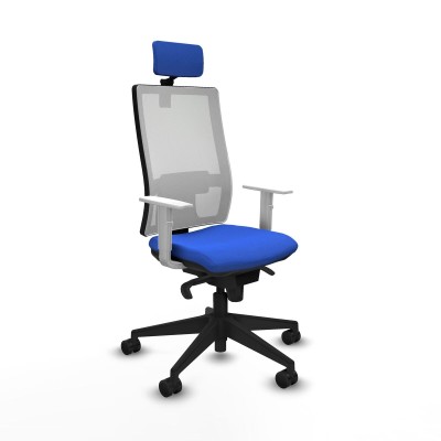 Chaise de Bureau Piqueras y Crespo 4B066N2 Bleu