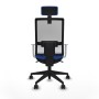 Chaise de Bureau Piqueras y Crespo 4B066N2 Bleu