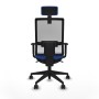 Chaise de Bureau Piqueras y Crespo 1D066N2 Bleu