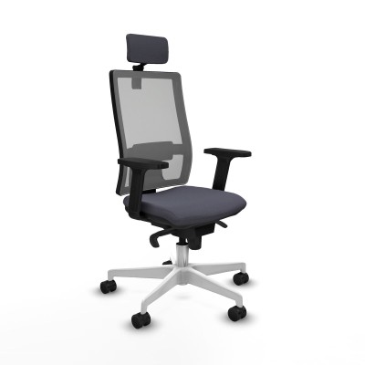 Chaise de Bureau Piqueras y Crespo 2D026N2 Gris foncé