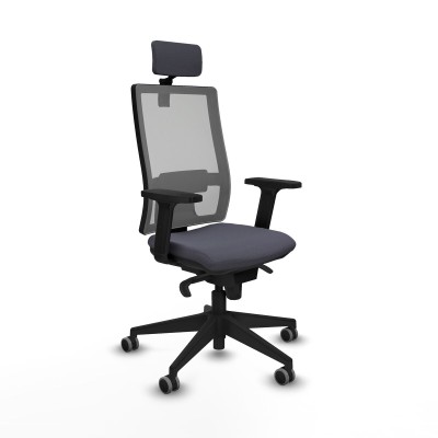 Chaise de Bureau Piqueras y Crespo 2D066G2 Gris foncé