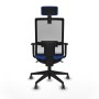 Chaise de Bureau Piqueras y Crespo 1D066G2 Bleu
