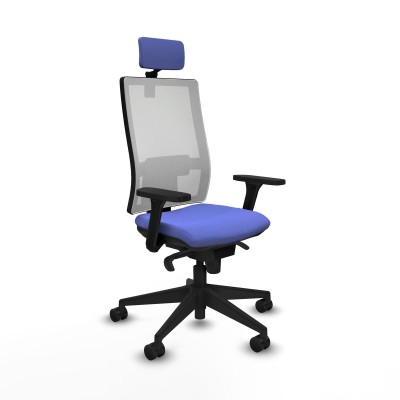 Chaise de Bureau Piqueras y Crespo 3D066N2 Bleu clair