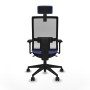 Chaise de Bureau Piqueras y Crespo 3D066N2 Bleu clair