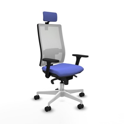 Chaise de Bureau Piqueras y Crespo 3D026N2 Bleu clair