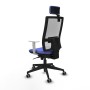 Chaise de Bureau Piqueras y Crespo 4B066G2 Bleu clair