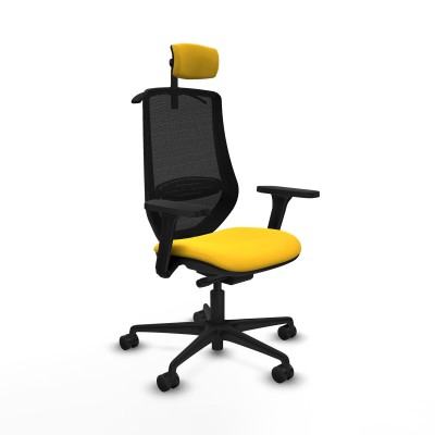 Chaise de Bureau Piqueras y Crespo D036N2H Jaune