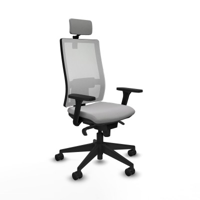 Chaise de Bureau Piqueras y Crespo 3D066N2 Gris clair