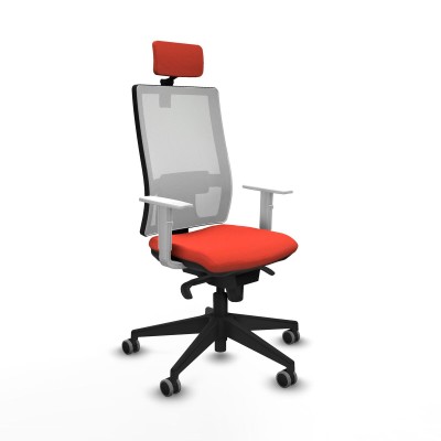 Chaise de Bureau Piqueras y Crespo 4B066G2 Orange Foncé