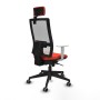 Chaise de Bureau Piqueras y Crespo 4B066G2 Orange Foncé