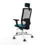 Chaise de Bureau Piqueras y Crespo 2D026G2 Turquoise