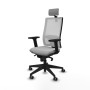 Chaise de Bureau Piqueras y Crespo 2D066G2 Gris clair