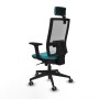 Office Chair Piqueras y Crespo 2D066G2 Turquoise