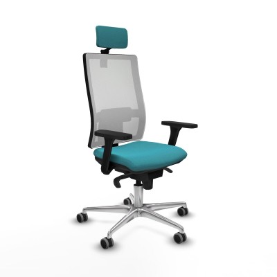 Chaise de Bureau Piqueras y Crespo 3D086G2 Turquoise