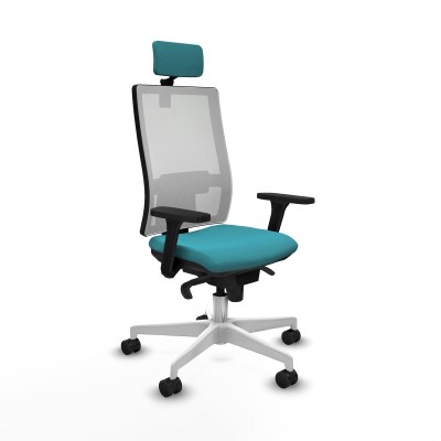 Office Chair Piqueras y Crespo 3D026N2 Turquoise
