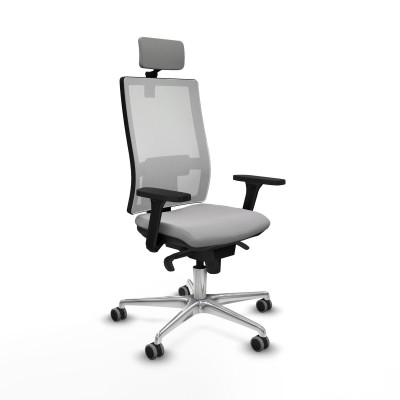 Chaise de Bureau Piqueras y Crespo 3D086G2 Gris clair