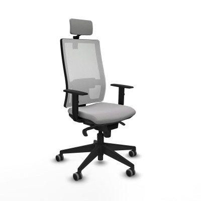 Chaise de Bureau Piqueras y Crespo 1D066G2 Gris clair