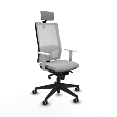 Chaise de Bureau Piqueras y Crespo 4B066G2 Gris clair