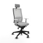 Chaise de Bureau Piqueras y Crespo 4B066G2 Gris clair