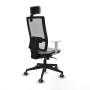 Chaise de Bureau Piqueras y Crespo 4B066G2 Gris clair